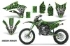 Kawasaki KX100 Dirt Bike Graphic Kit - 2014-2021 Widow Maker Green