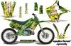 Kawasaki KX125 Dirt Bike Graphic Kit - 1990-1991 Motorhead Mandy Green