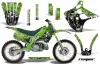 Kawasaki KX125 Dirt Bike Graphic Kit - 1990-1991 Reaper Green