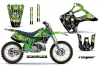 Kawasaki KX125 Dirt Bike Graphic Kit - 1992-1993 Reaper Green
