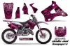 Kawasaki KX125 Dirt Bike Graphic Kit - 1994-1998 Skulls and Hammers Pink