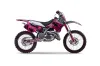 Kawasaki KX125 Dirt Bike Graphic Kit - 1994-1998 Skulls and Hammers Pink