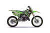 Kawasaki KX125 Dirt Bike Graphic Kit - 1999-2002 Mad Hatter Green