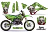 Kawasaki KX125 Dirt Bike Graphic Kit - 1999-2002 Reaper Green