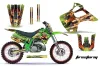 Kawasaki KX250 Dirt Bike Graphic Kit - 1992-1993 Firestorm Green