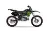 Kawasaki KX250 Dirt Bike Graphic Kit - 1992-1993 Silver Star - Reloaded Green