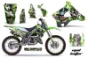 Kawasaki KX250 Dirt Bike Graphic Kit - 1994-1998 Mad Hatter Green