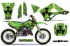 Kawasaki KX250 Dirt Bike Graphic Kit - 1999-2002 Meltdown Green