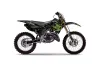 Kawasaki KX250 Dirt Bike Graphic Kit - 1999-2002 Silver Star - Reloaded Green