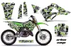 Kawasaki KX250 Dirt Bike Graphic Kit - 1999-2002 Urban Camo Green