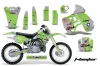 Kawasaki KX500 Dirt Bike Graphic Kit - 1988-2004 T Bomber Green