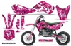 Kawasaki KX65 Dirt Bike Graphic Kit - 2002-2018 Butterfly Pink