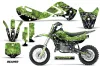 Kawasaki KX65 Dirt Bike Graphic Kit - 2002-2018 Reaper Green