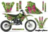Kawasaki KX80 Dirt Bike Graphic Kit - 1995-1997 Butterfly Green