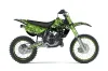 Kawasaki KX80 Dirt Bike Graphic Kit - 1995-1997 Reaper Green