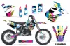 Kawasaki KX85 Dirt Bike Graphic Kit - 2001-2013 Flashback