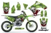 Kawasaki KXF250 Dirt Bike Graphic Kit - 2009-2012 Bone Colector Green