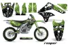 Kawasaki KXF450 Dirt Bike Graphic Kit - 2006-2008 Reaper Green