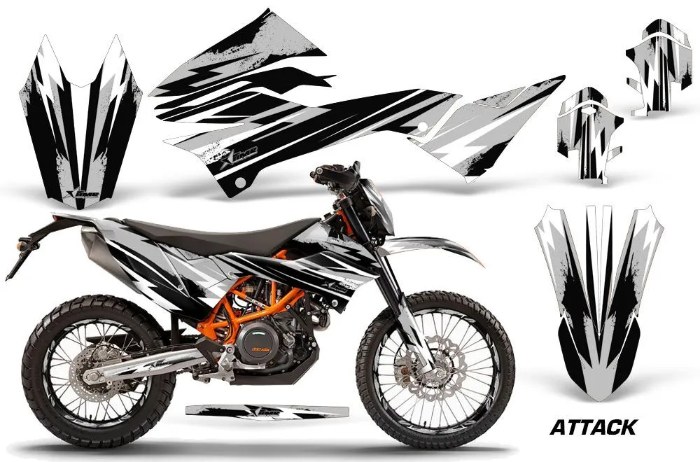 KTM Adventure 690 Enduro R Dirt Bike Custom Graphic Kit - 2012-2018