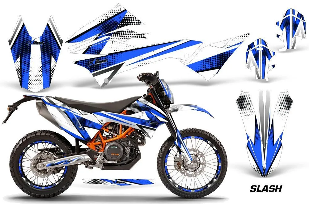 KTM Adventure 690 Enduro R Dirt Bike Graphic Kit - 2012-2018 Slash Blue