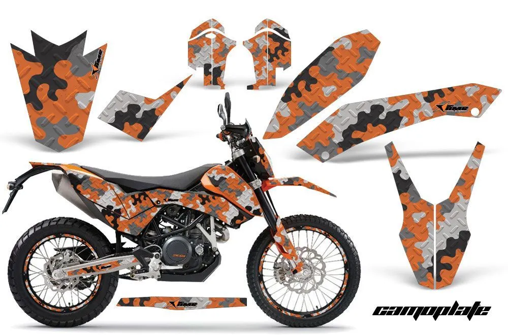 KTM Adventure 690 Supermoto / Enduro Dirt Bike Custom Graphic Kit - 2008-2015