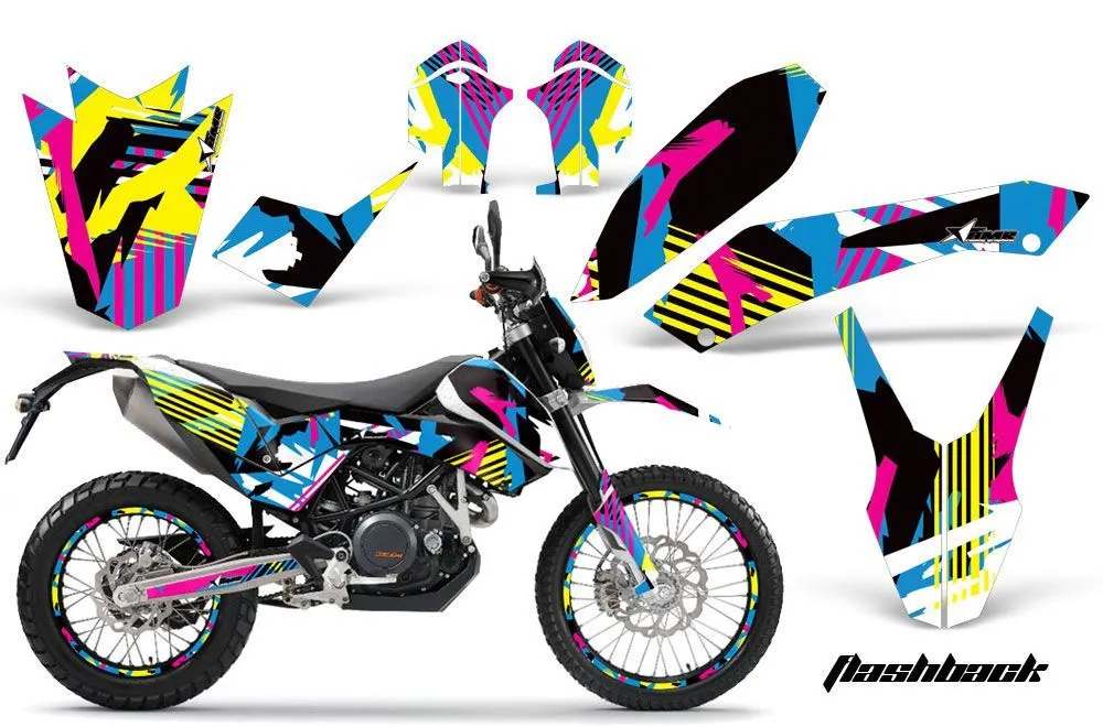 KTM Adventure 690 Supermoto / Enduro Dirt Bike Custom Graphic Kit - 2008-2015