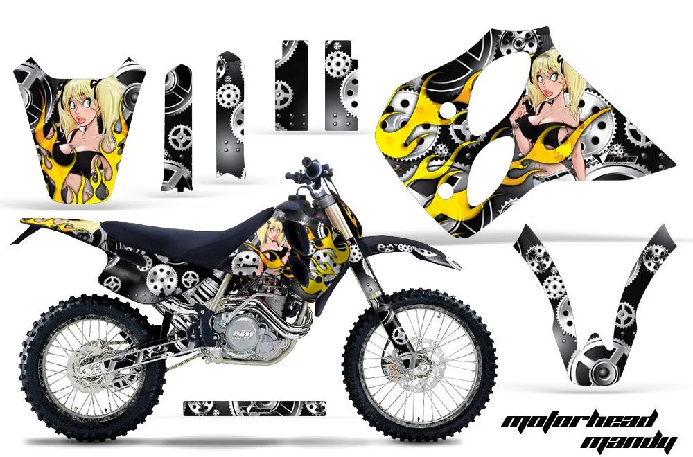 KTM C0 SX 4 Stroke Dirt Bike Custom Graphic Kit - 1993-1997