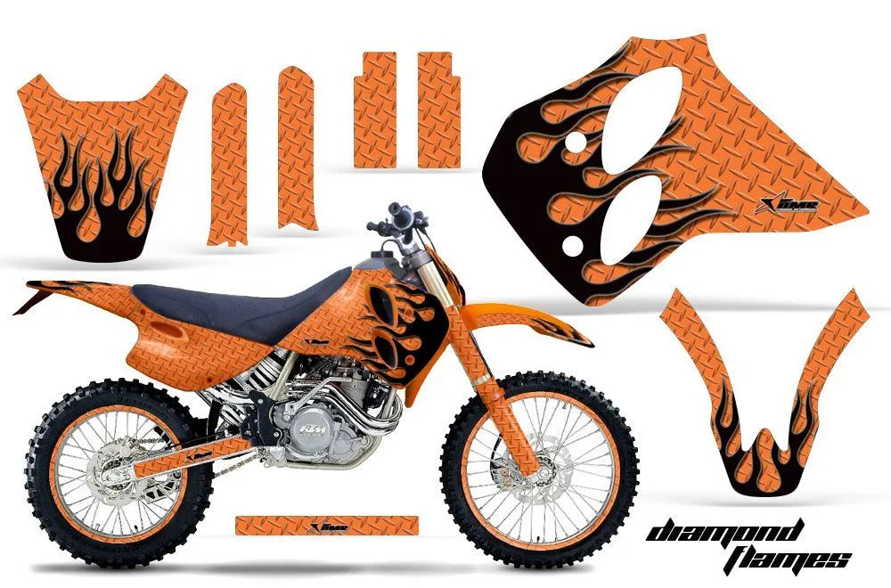 KTM C0 SX 4 Stroke Dirt Bike Custom Graphic Kit - 1993-1997