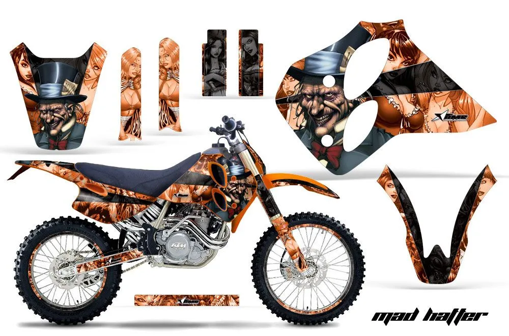 KTM C0 SX / EXC 4 Stroke Dirt Bike Custom Graphic Kit - 1993-1997