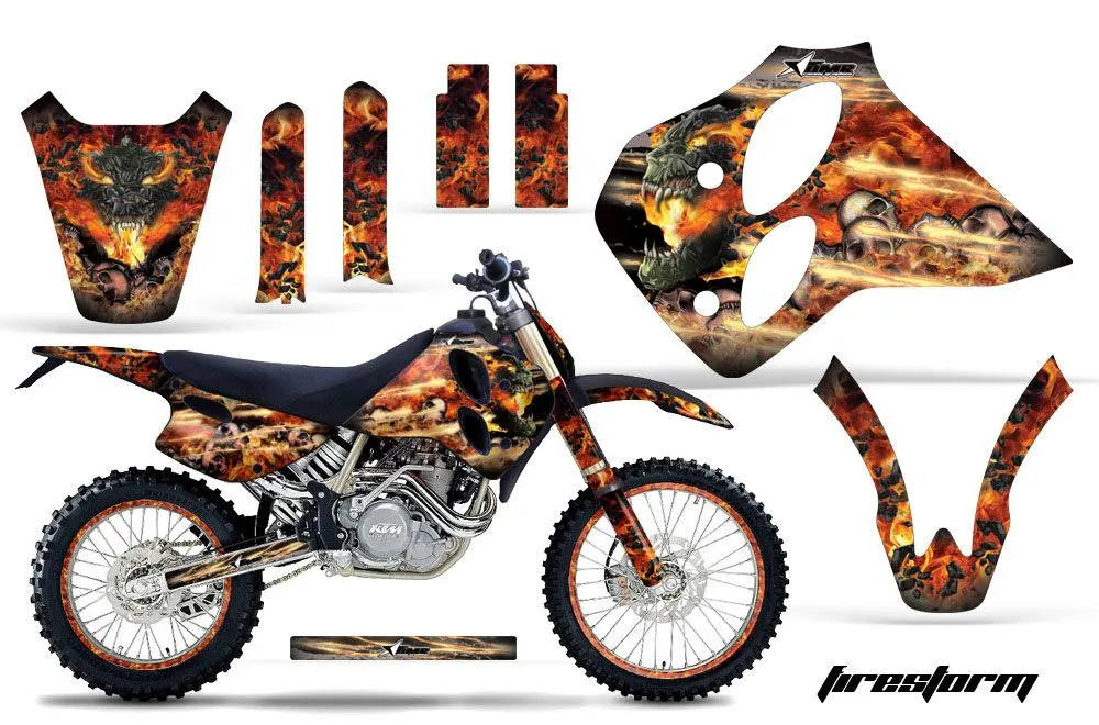 KTM C0 SX / EXC 4 Stroke Dirt Bike Custom Graphic Kit - 1993-1997