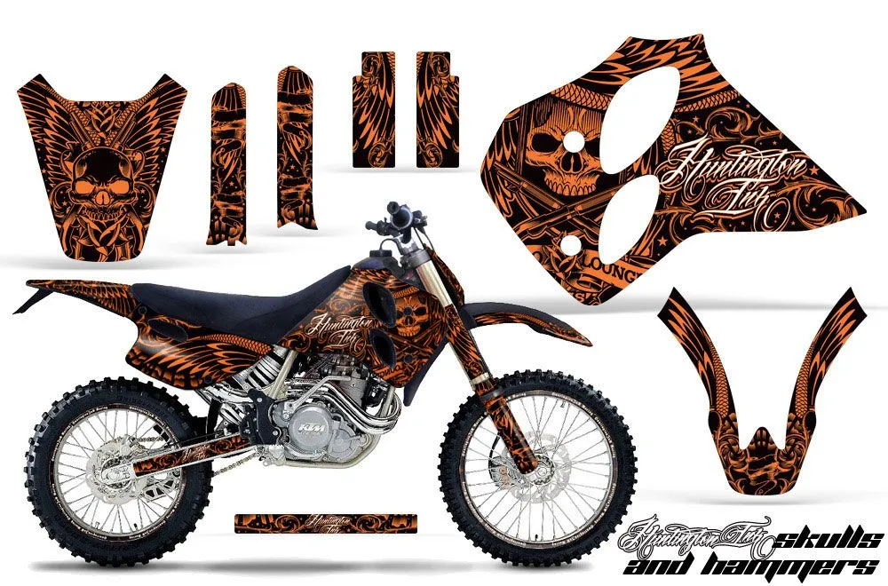 KTM C0 SX / EXC 4 Stroke Dirt Bike Custom Graphic Kit - 1993-1997