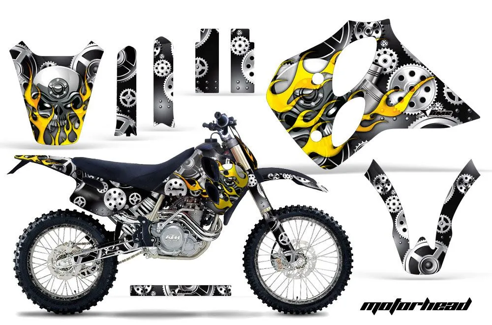 KTM C0 SX / MXC 4 Stroke Dirt Bike Custom Graphic Kit - 1993-1997