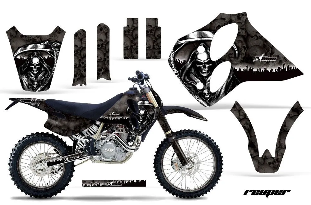 KTM C0 SX / MXC 4 Stroke Dirt Bike Custom Graphic Kit - 1993-1997