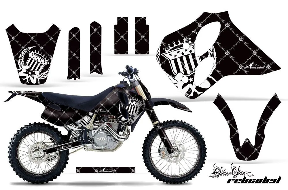 KTM C0 SX / MXC 4 Stroke Dirt Bike Custom Graphic Kit - 1993-1997
