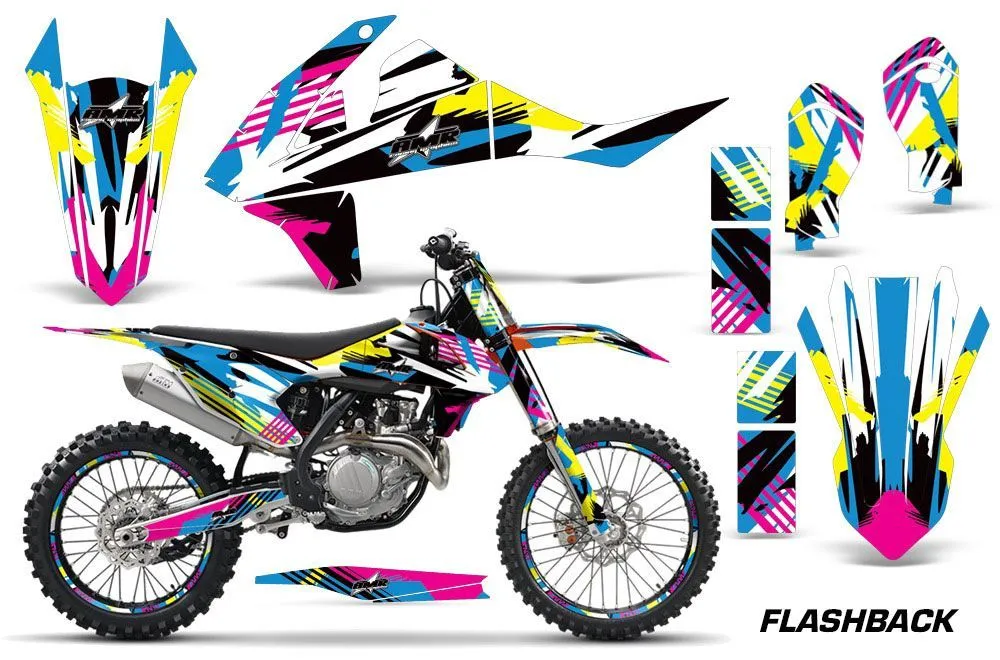 KTM C10 SX / SX-F / XC-F Dirt Bike Graphic Kit - 2016-2018 Flashback