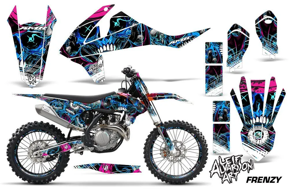 KTM C10 SX / SX-F / XC-F Dirt Bike Graphic Kit - 2016-2018 Frenzy Blue
