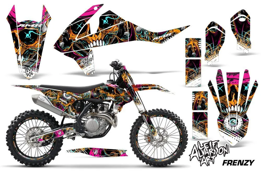 KTM C10 SX / SX-F / XC-F Dirt Bike Graphic Kit - 2016-2018 Frenzy Orange