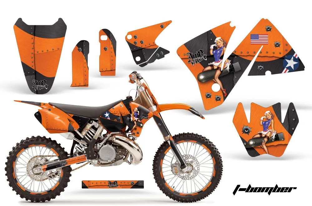KTM C3 EXC Dirt Bike Custom Graphic Kit - 2001-2002
