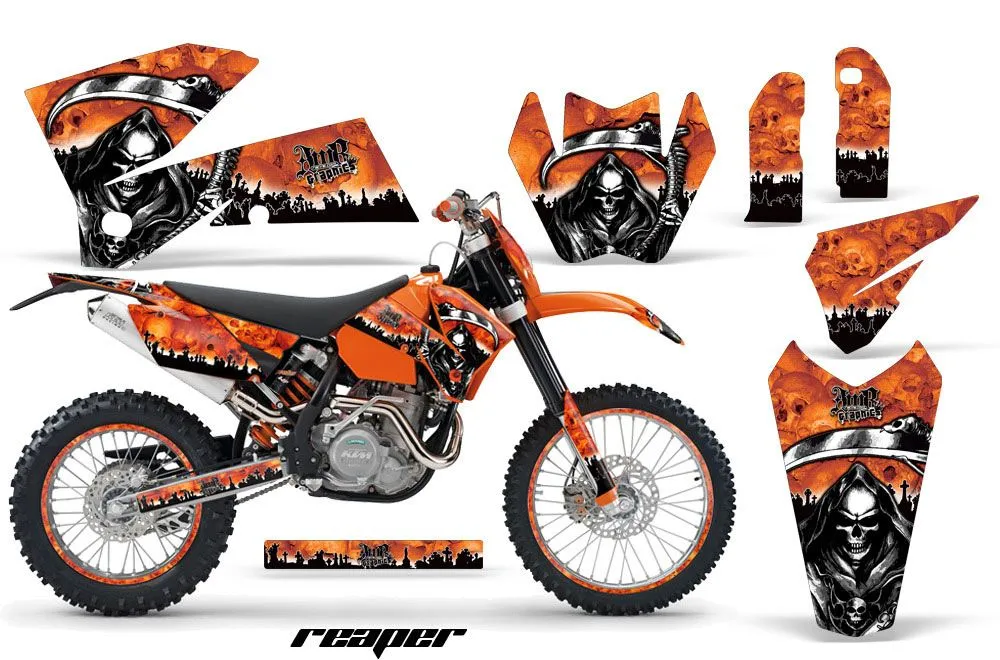 KTM C4 EXC Dirt Bike Custom Graphic Kit - 2005-2007