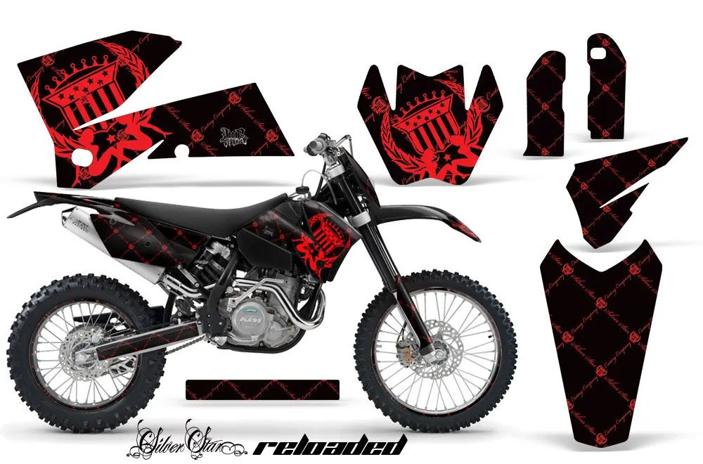 KTM C4 EXC Dirt Bike Custom Graphic Kit - 2005-2007