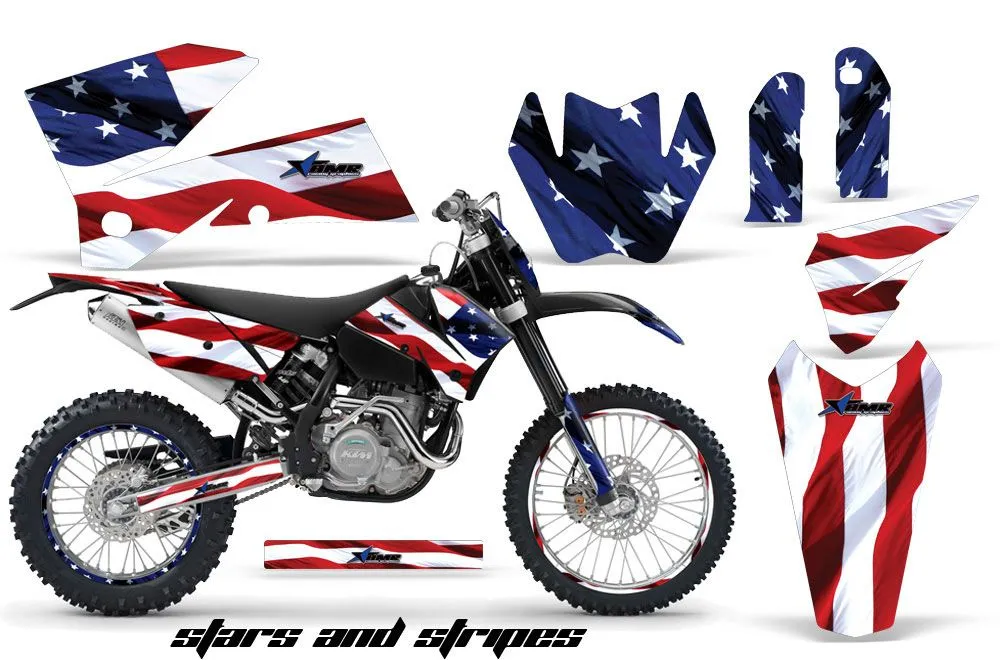 KTM C4 EXC Dirt Bike Custom Graphic Kit - 2005-2007