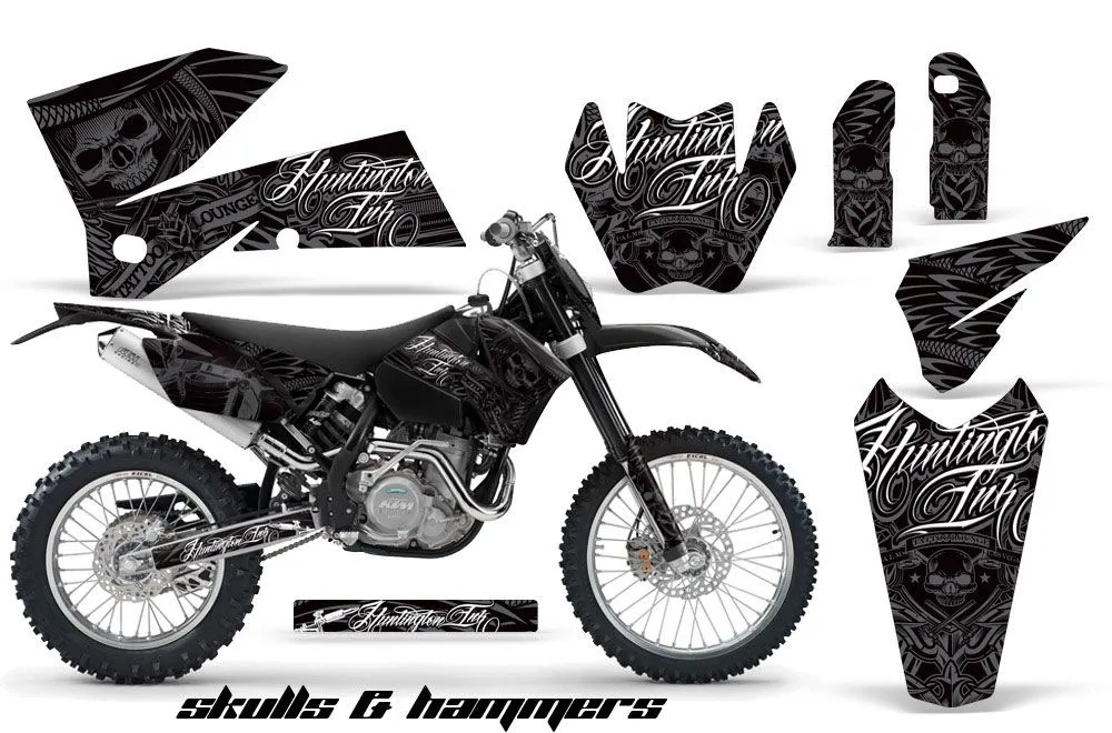 KTM C4 EXC Dirt Bike Custom Graphic Kit - 2005-2007