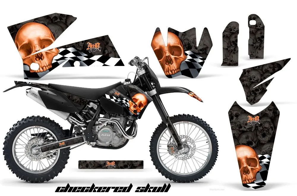 KTM C4 EXC Dirt Bike Custom Graphic Kit - 2005-2007