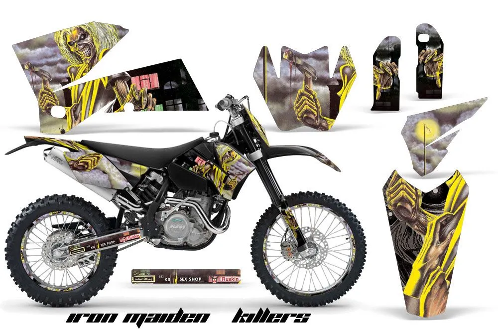 KTM C4 SX Dirt Bike Custom Graphic Kit - 2005-2006