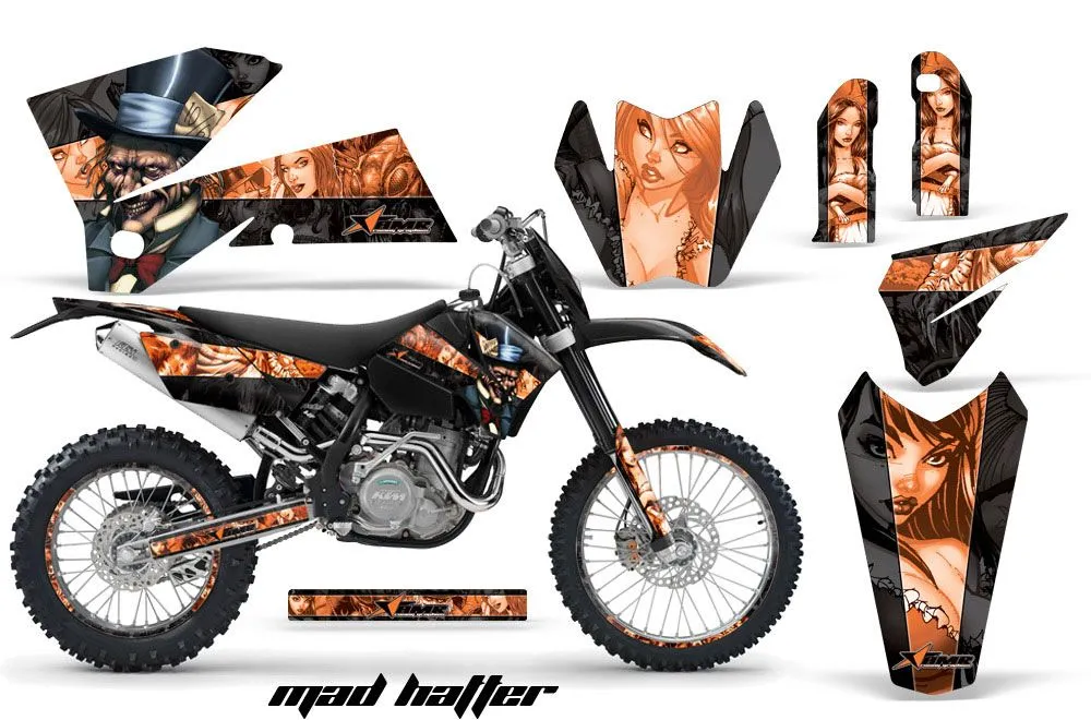 KTM C4 SX Dirt Bike Custom Graphic Kit - 2005-2006