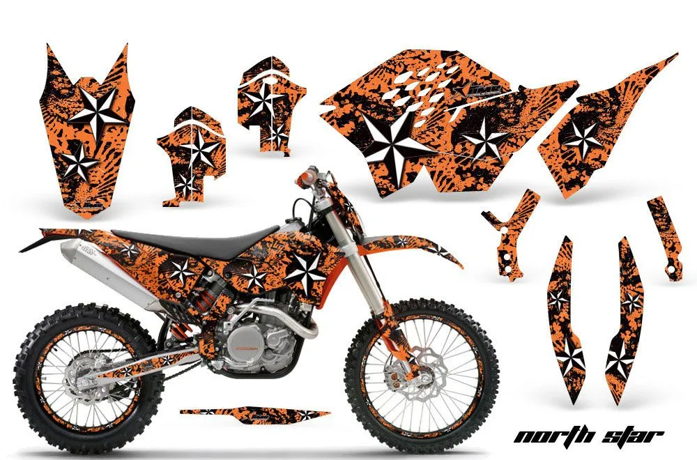 KTM C5 SX / SX-F 125 / 525 Dirt Bike Custom Graphic Kit - 2007-2010