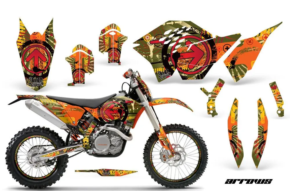 KTM C5 SX / SX-F 125 / 525 Dirt Bike Custom Graphic Kit - 2007-2010
