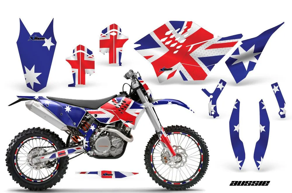 KTM C5 SX / SX-F 125 / 525 Dirt Bike Custom Graphic Kit - 2007-2010