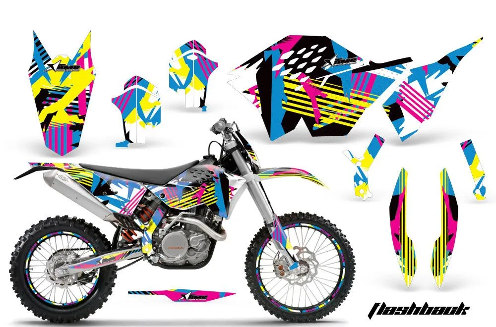 KTM C5 WCFW 250 Dirt Bike Graphic Kit - 2011 Flashback