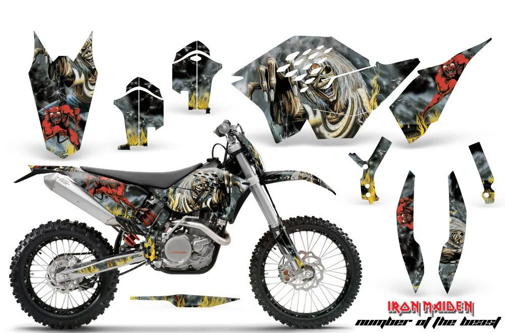 KTM C5 XC 125 / 525 Dirt Bike Custom Graphic Kit - 2008-2010